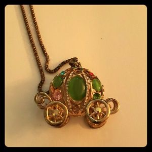 Betsey Johnson Cinderella Carriage Necklace
